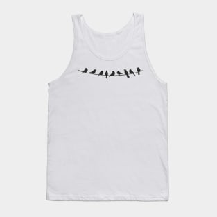 Birds on a wire Tank Top